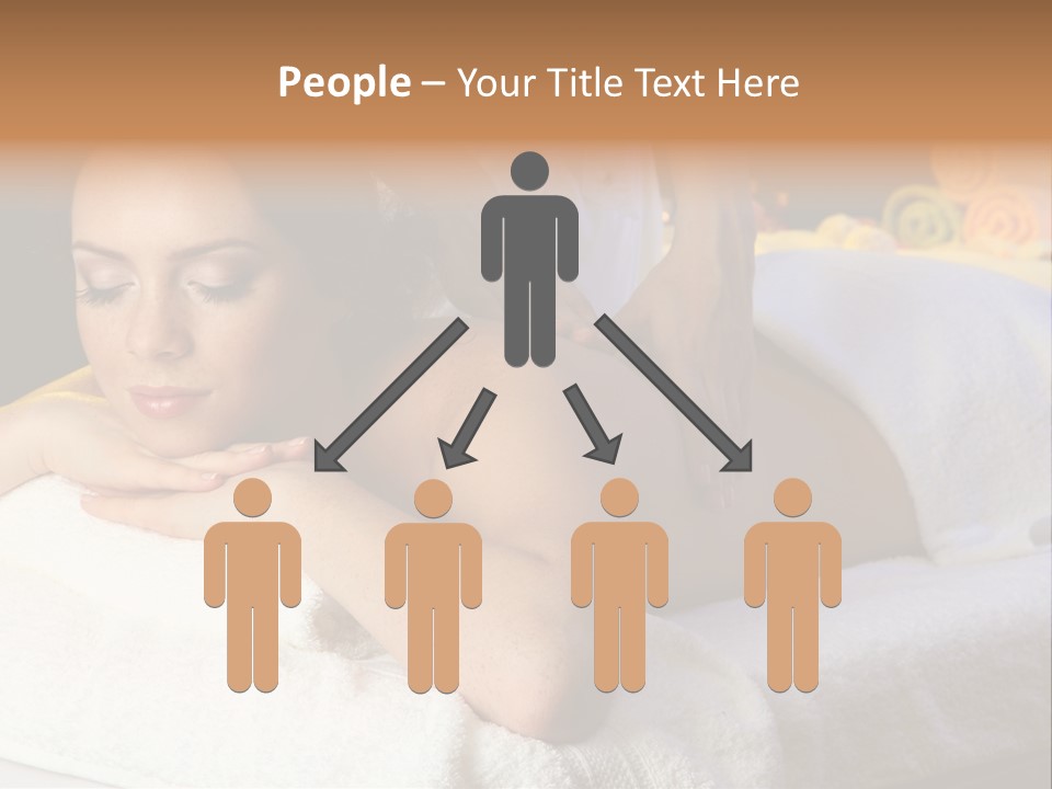 Young Girl Human PowerPoint Template