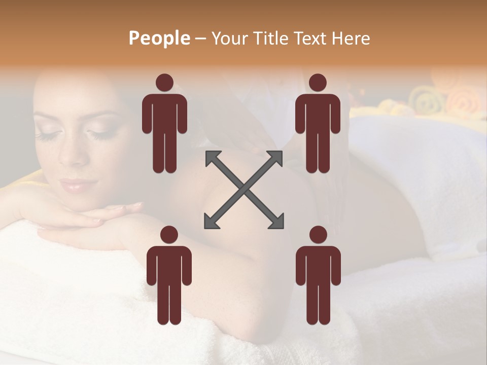 Young Girl Human PowerPoint Template