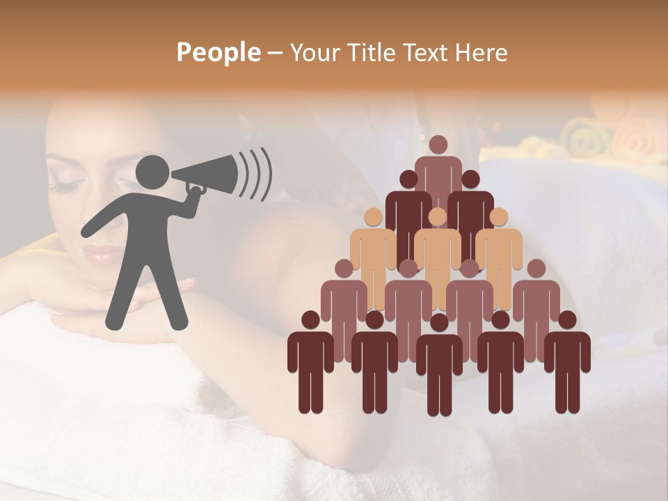 Young Girl Human PowerPoint Template