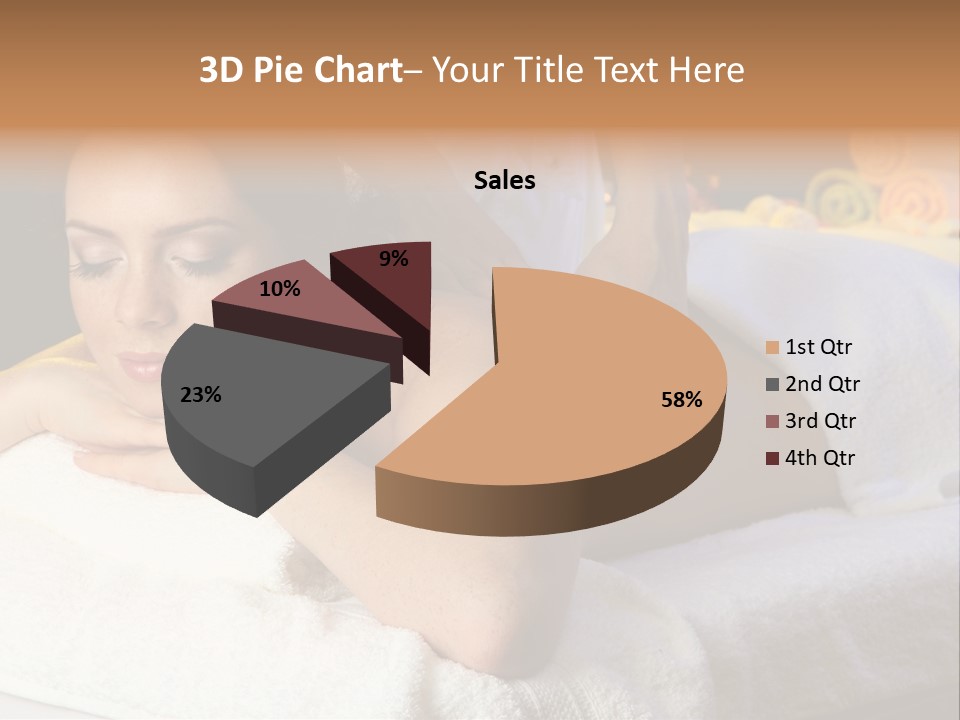 Young Girl Human PowerPoint Template