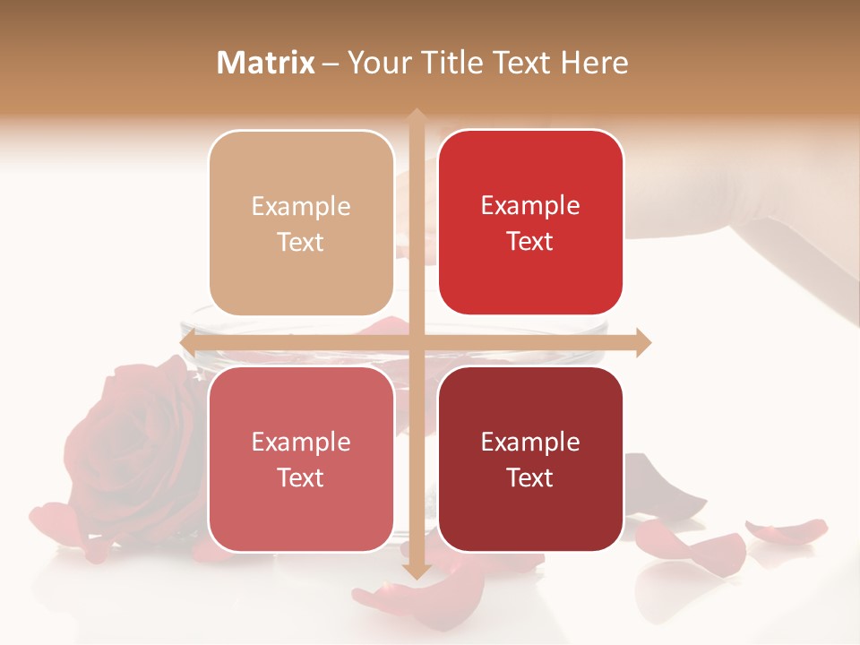 Petal Female Isolated PowerPoint Template