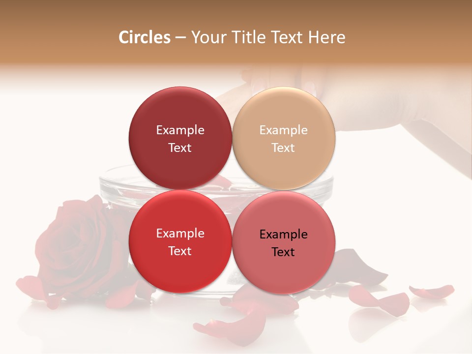 Petal Female Isolated PowerPoint Template