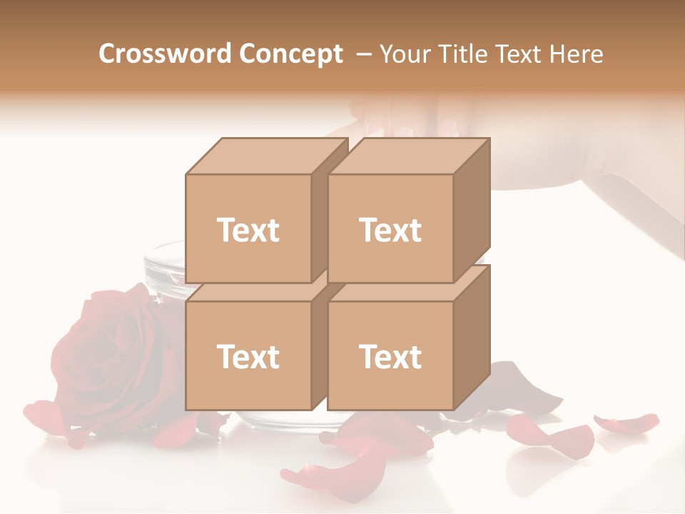 Petal Female Isolated PowerPoint Template