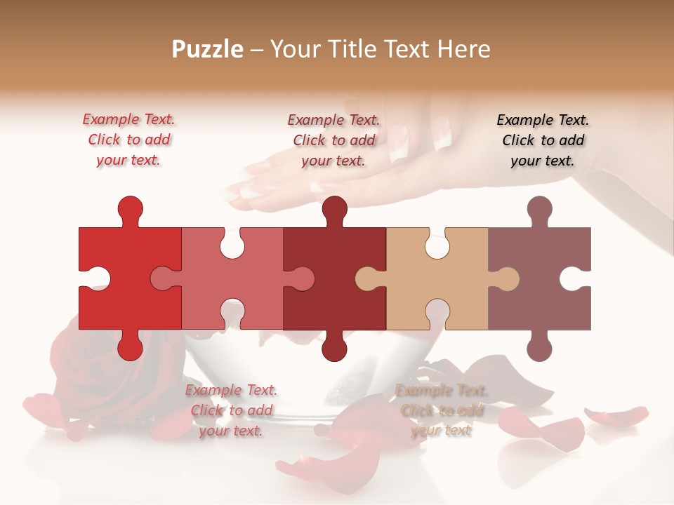 Petal Female Isolated PowerPoint Template