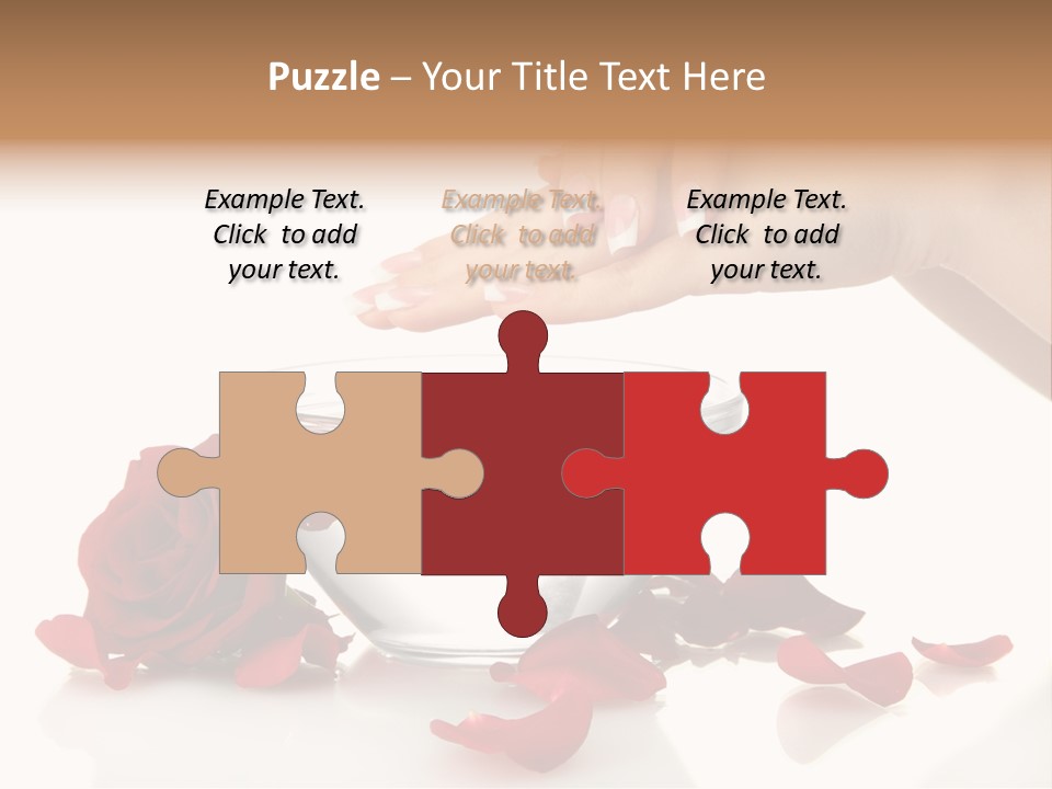 Petal Female Isolated PowerPoint Template