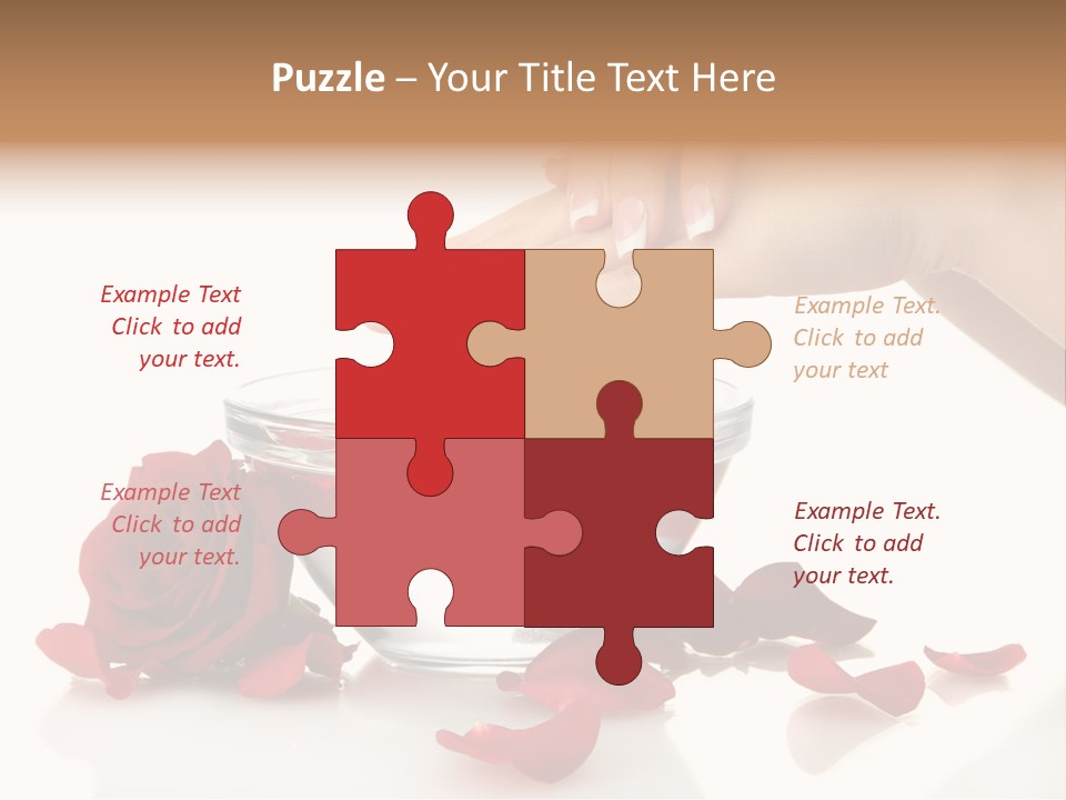 Petal Female Isolated PowerPoint Template