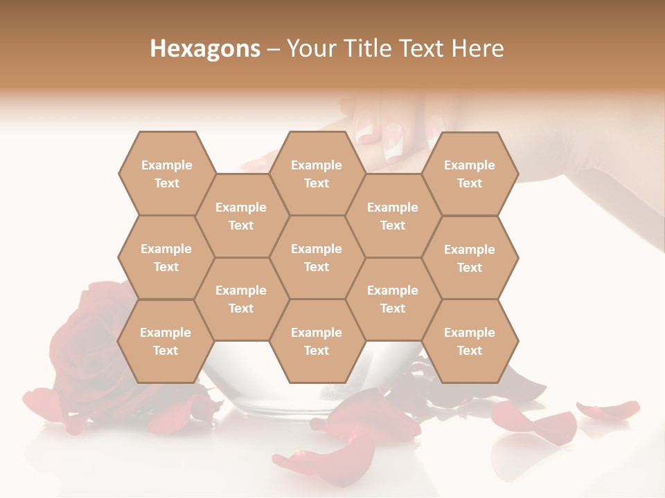 Petal Female Isolated PowerPoint Template