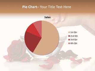 Petal Female Isolated PowerPoint Template