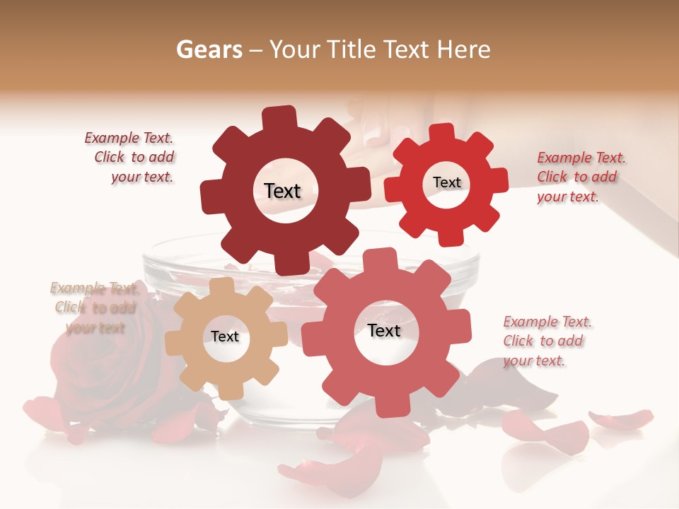 Petal Female Isolated PowerPoint Template