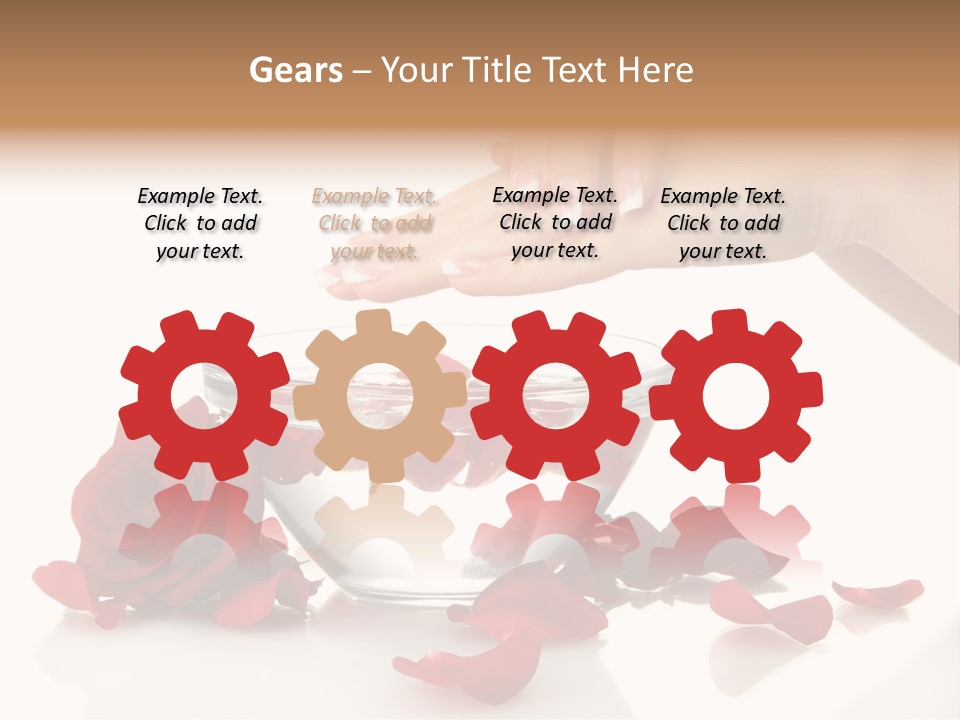 Petal Female Isolated PowerPoint Template