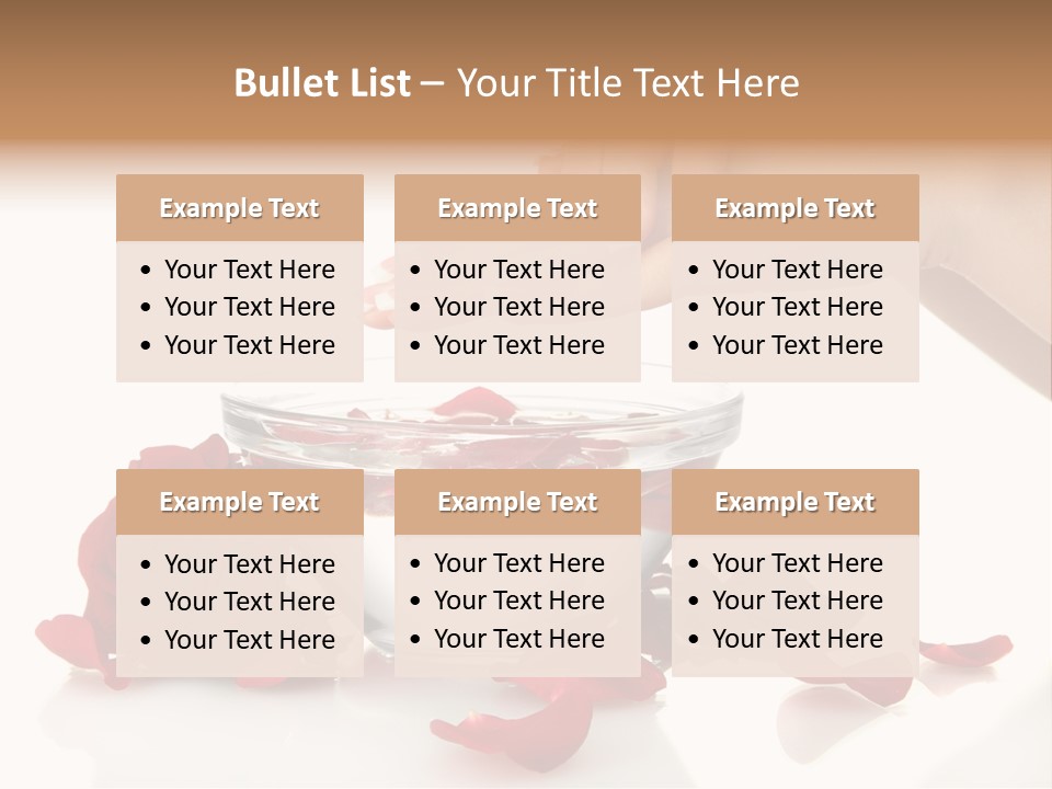 Petal Female Isolated PowerPoint Template