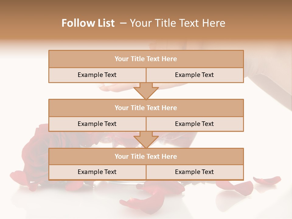 Petal Female Isolated PowerPoint Template