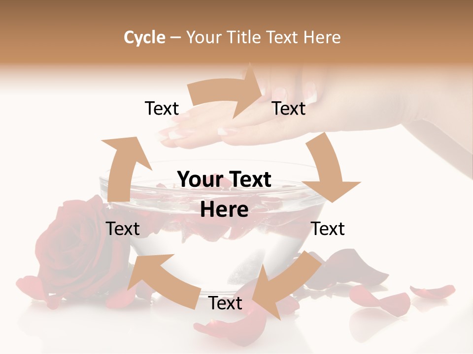 Petal Female Isolated PowerPoint Template