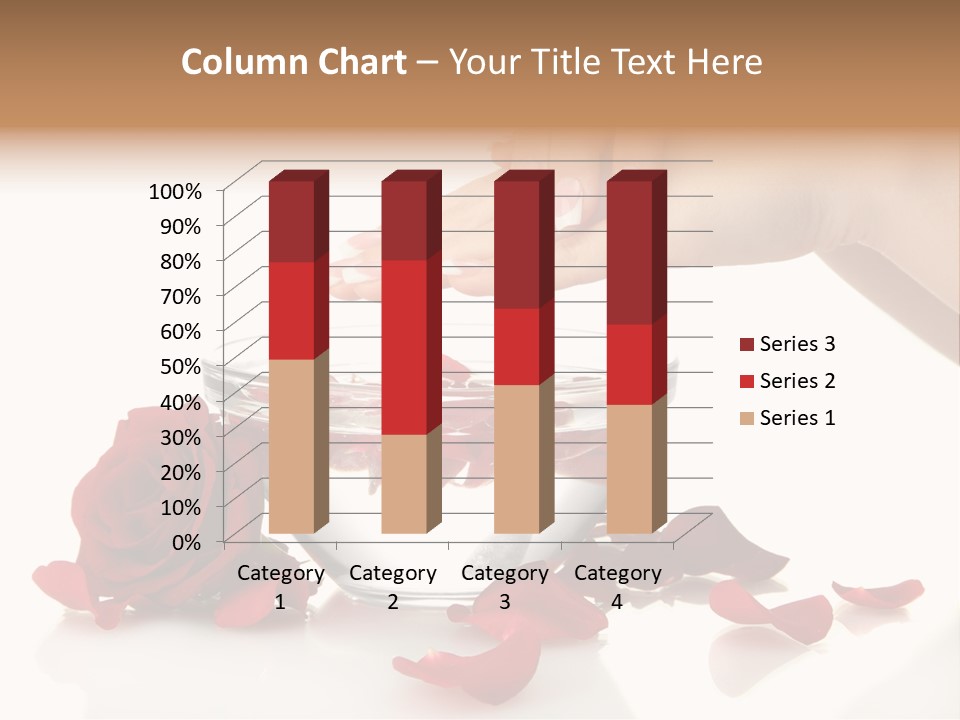 Petal Female Isolated PowerPoint Template