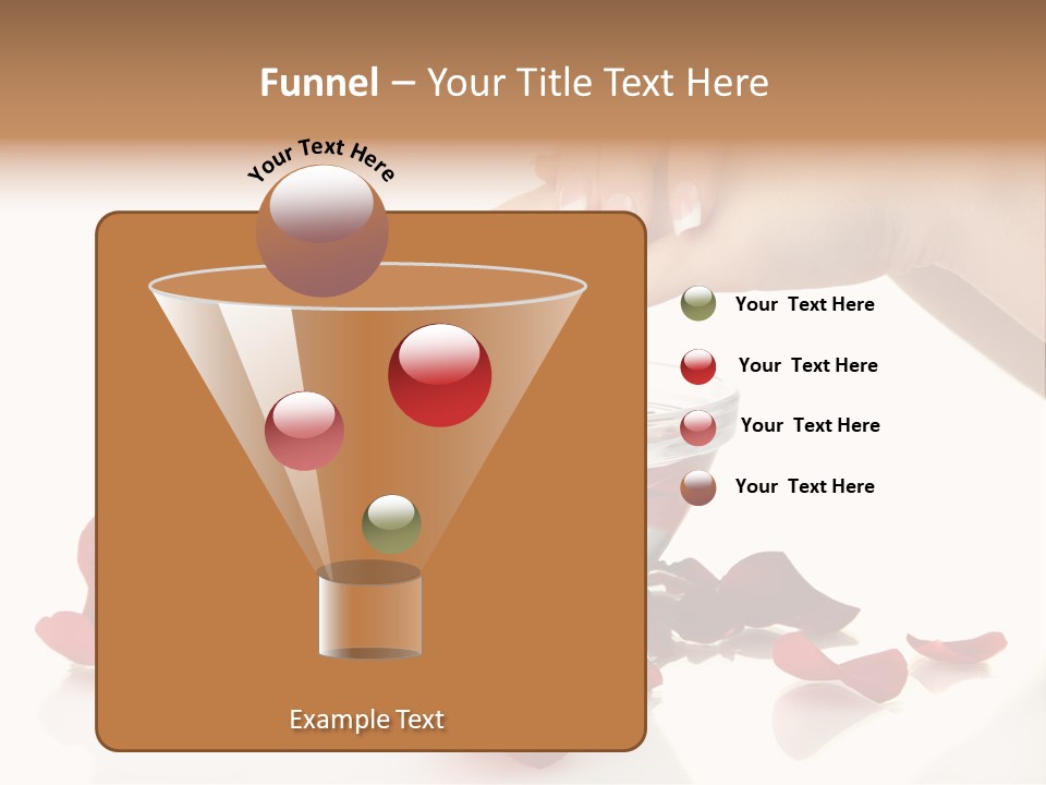 Petal Female Isolated PowerPoint Template