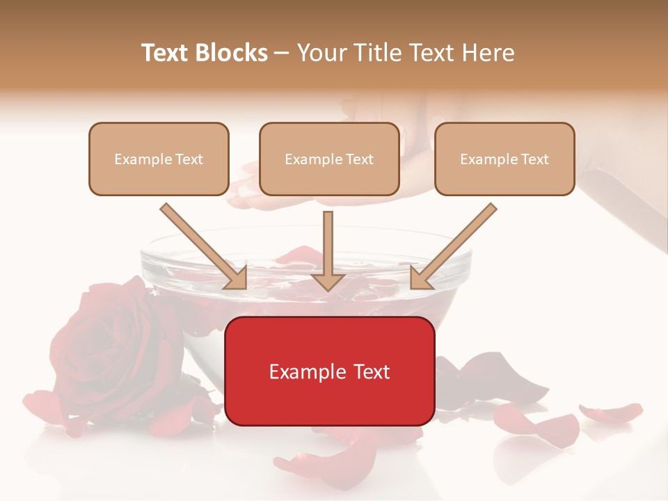 Petal Female Isolated PowerPoint Template