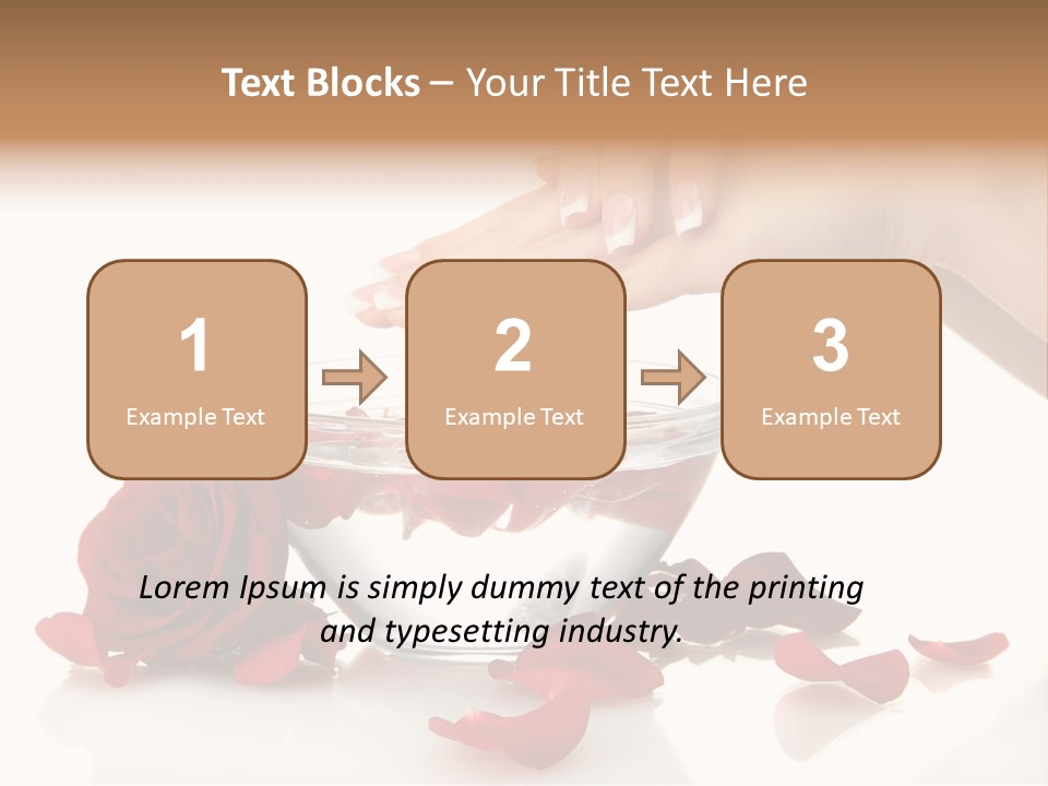 Petal Female Isolated PowerPoint Template