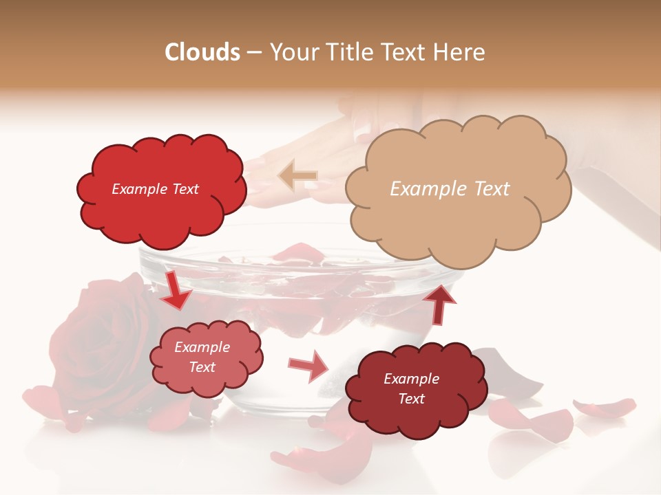 Petal Female Isolated PowerPoint Template