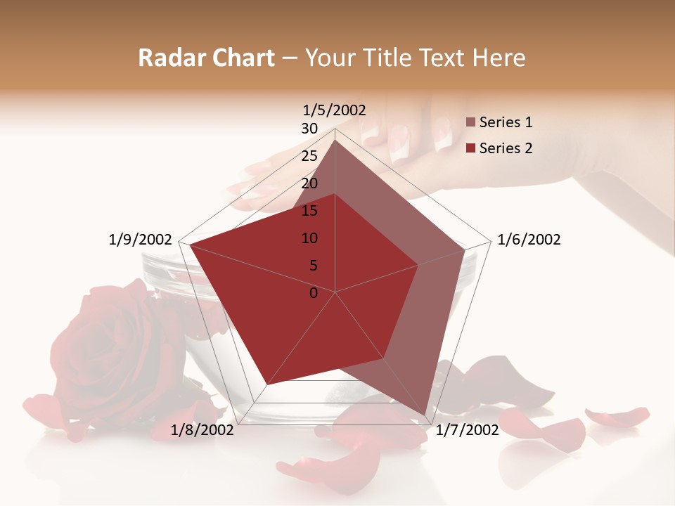 Petal Female Isolated PowerPoint Template