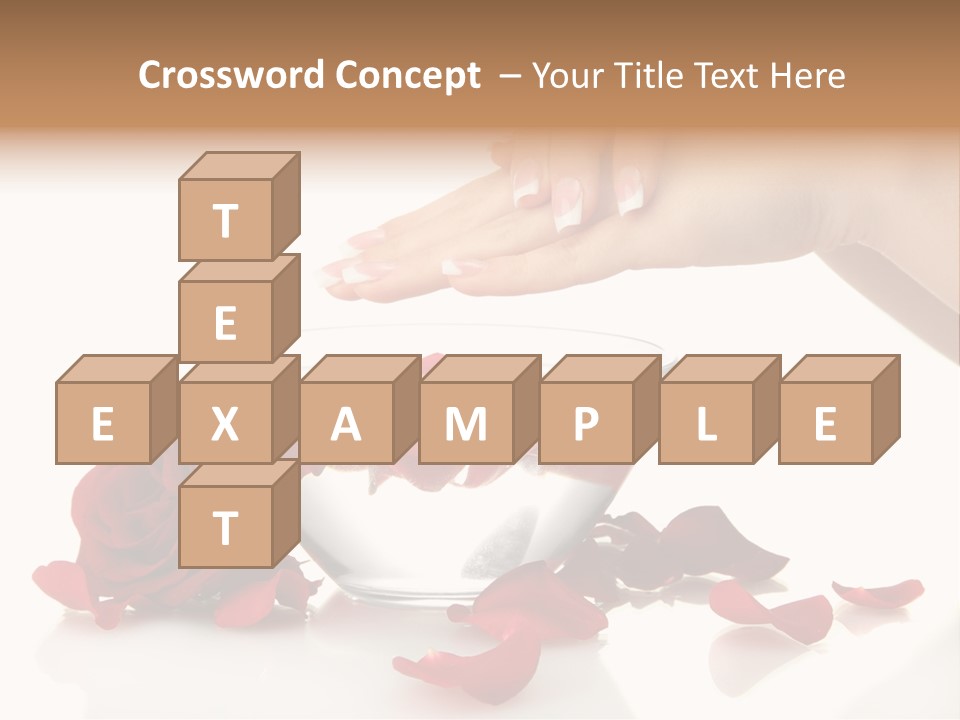 Petal Female Isolated PowerPoint Template