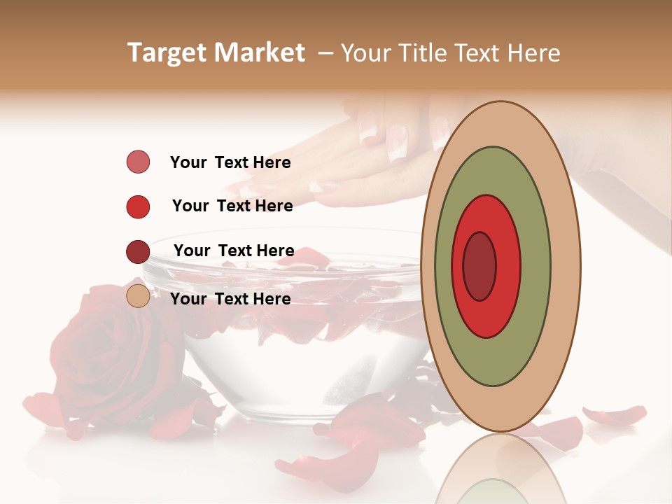 Petal Female Isolated PowerPoint Template