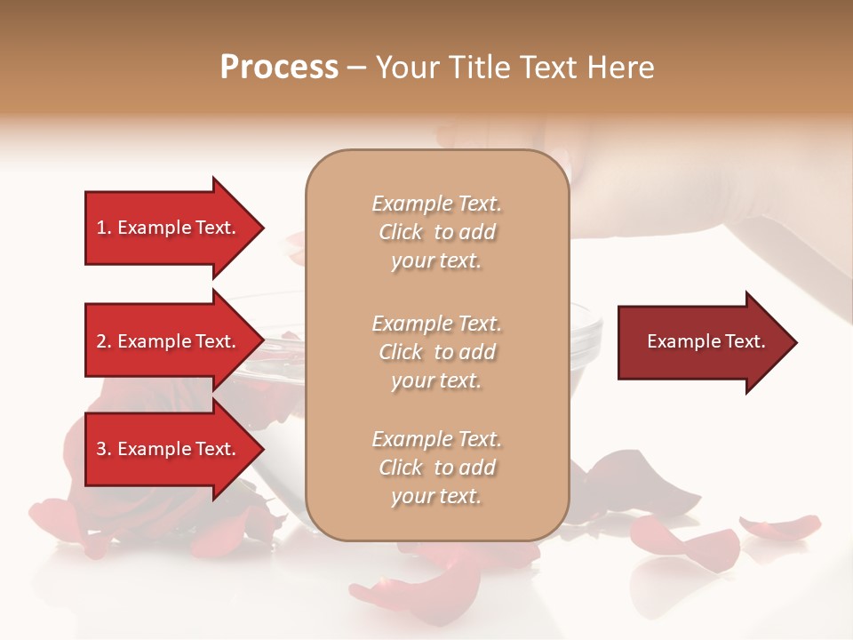 Petal Female Isolated PowerPoint Template