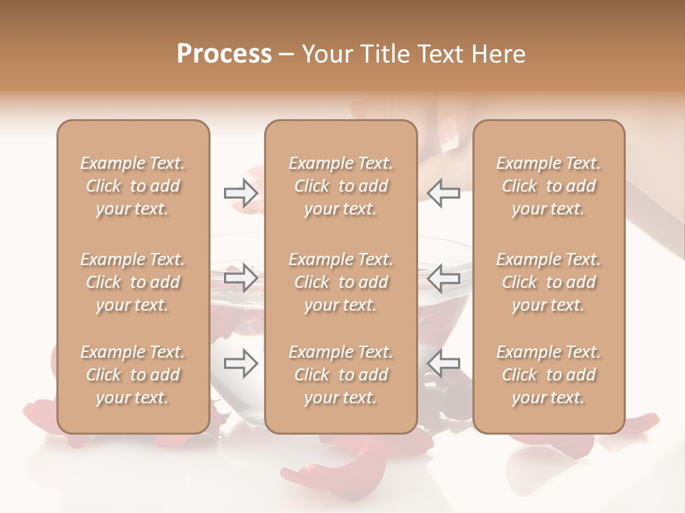Petal Female Isolated PowerPoint Template