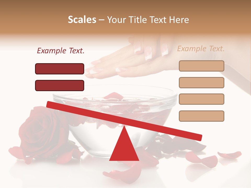 Petal Female Isolated PowerPoint Template