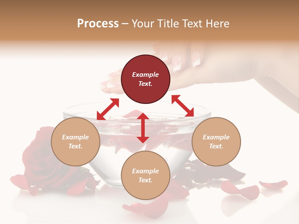 Petal Female Isolated PowerPoint Template