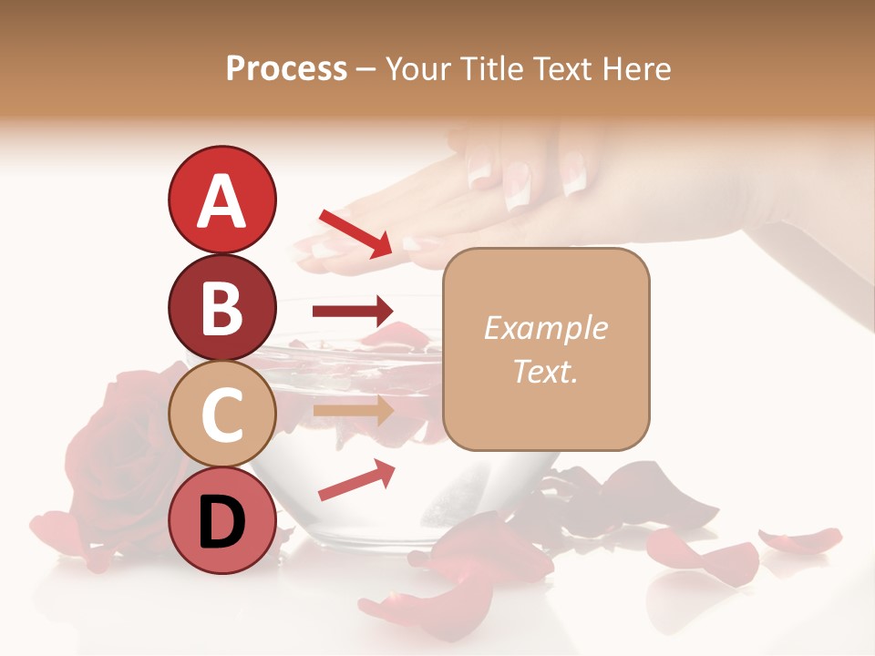 Petal Female Isolated PowerPoint Template