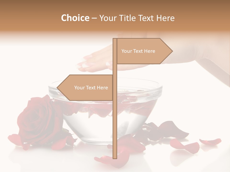 Petal Female Isolated PowerPoint Template
