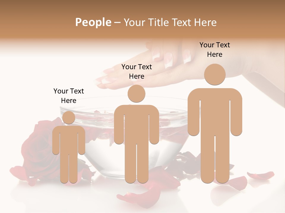 Petal Female Isolated PowerPoint Template