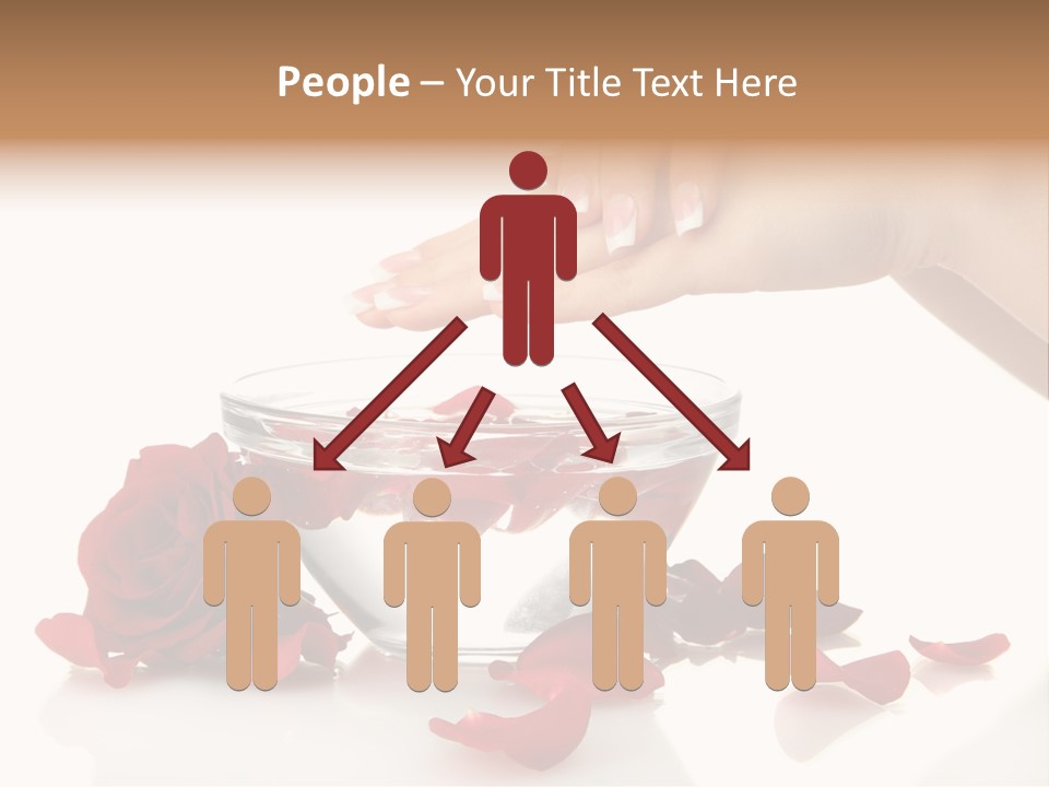 Petal Female Isolated PowerPoint Template