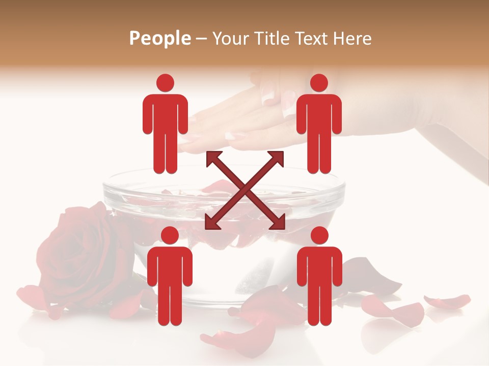 Petal Female Isolated PowerPoint Template