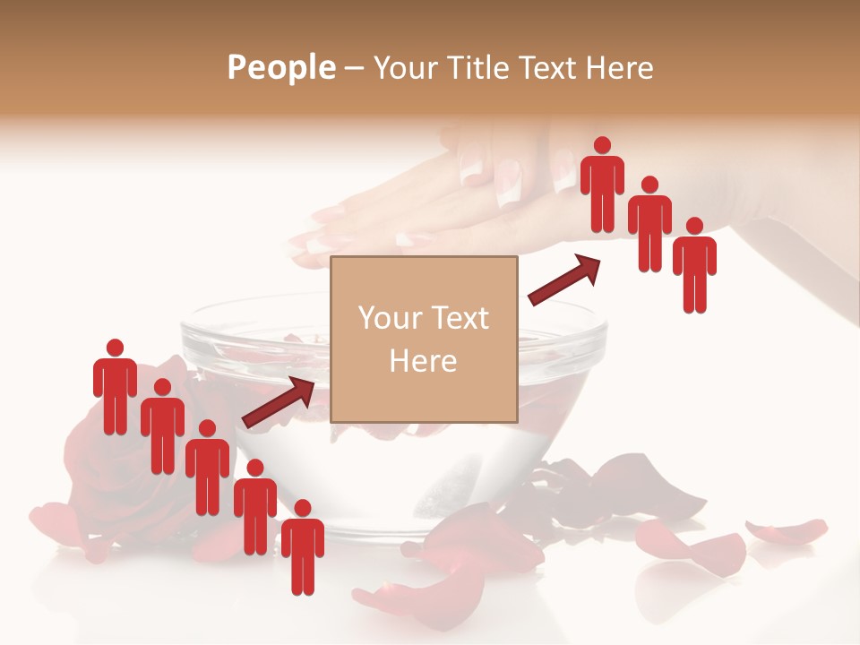 Petal Female Isolated PowerPoint Template