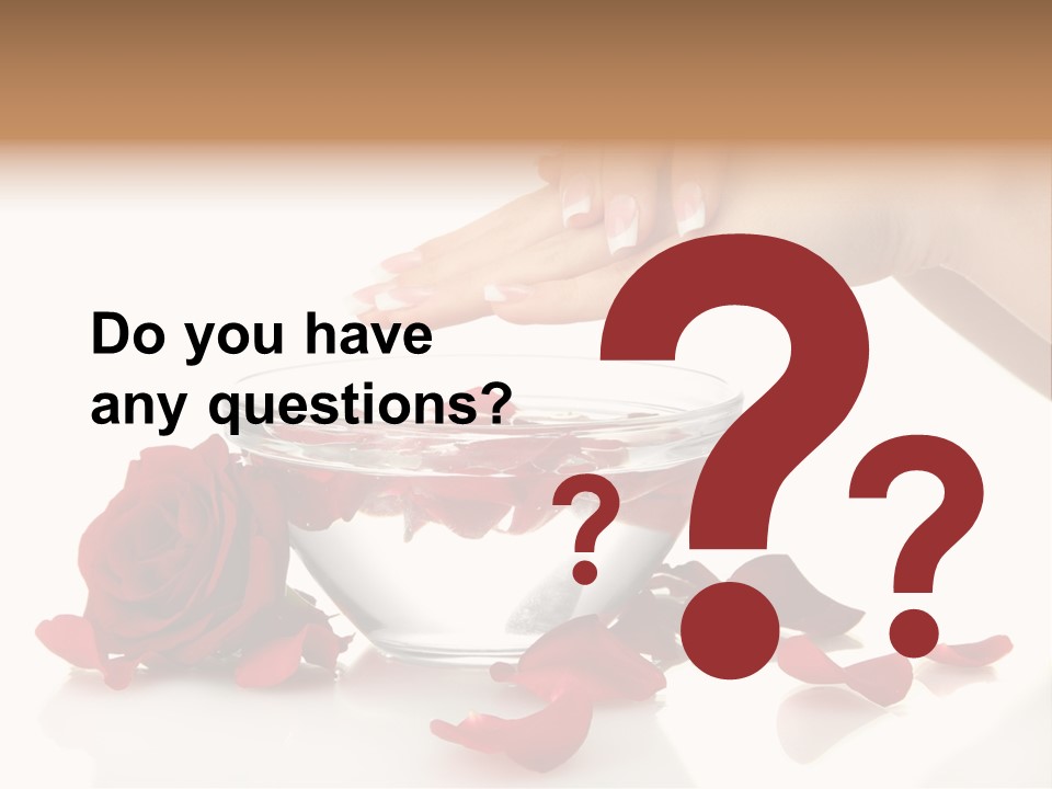 Petal Female Isolated PowerPoint Template