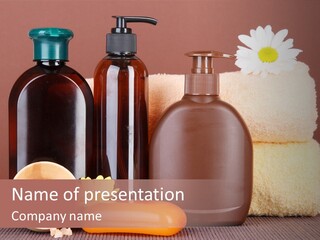 Soap Sea Beauty PowerPoint Template