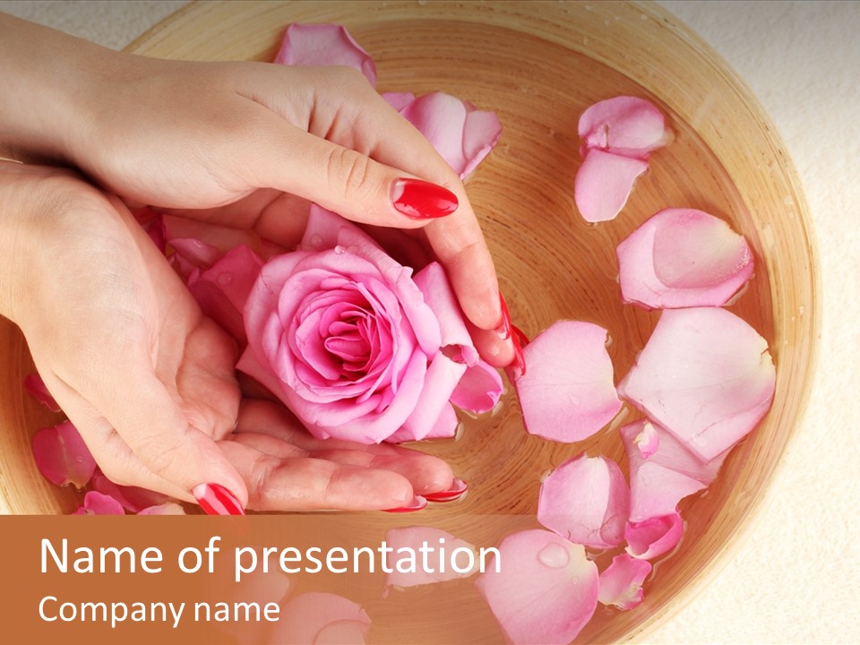 Wellness Treatment Nail PowerPoint Template