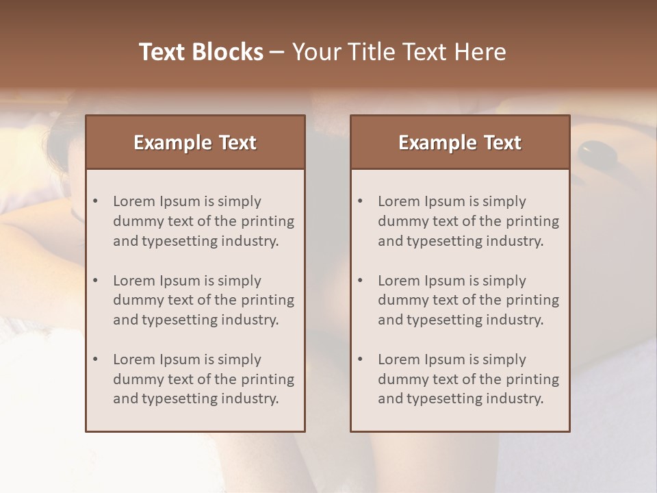 Spa Skin Aroma PowerPoint Template