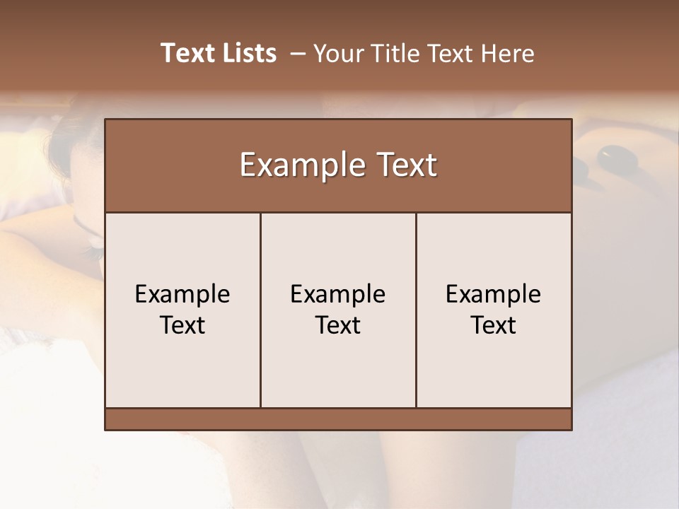 Spa Skin Aroma PowerPoint Template