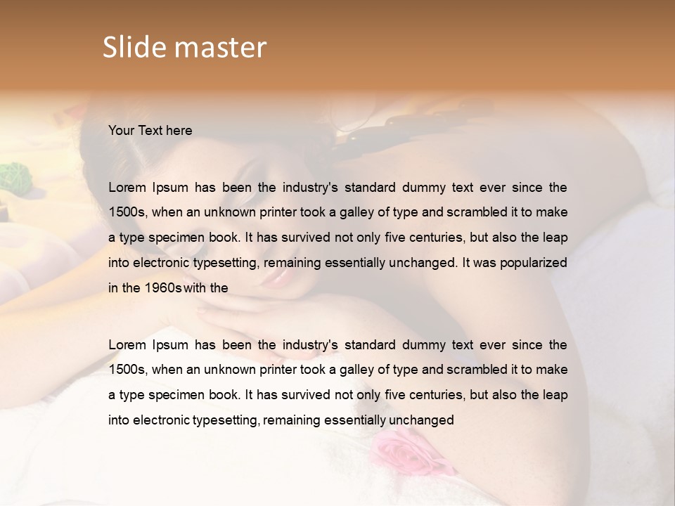 Treatment Body Spa PowerPoint Template