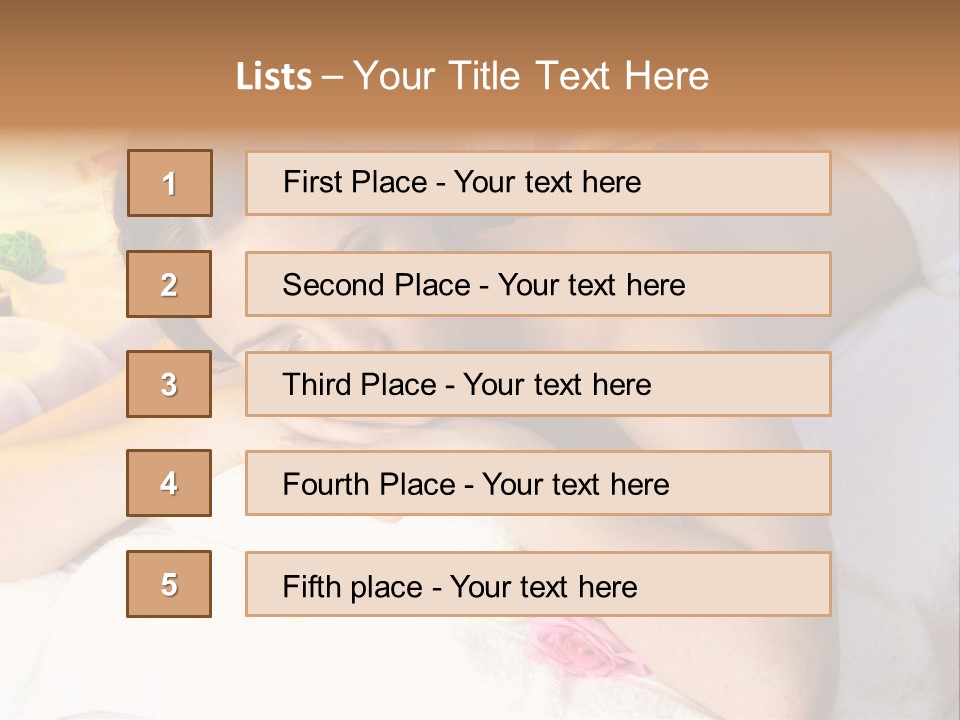 Treatment Body Spa PowerPoint Template