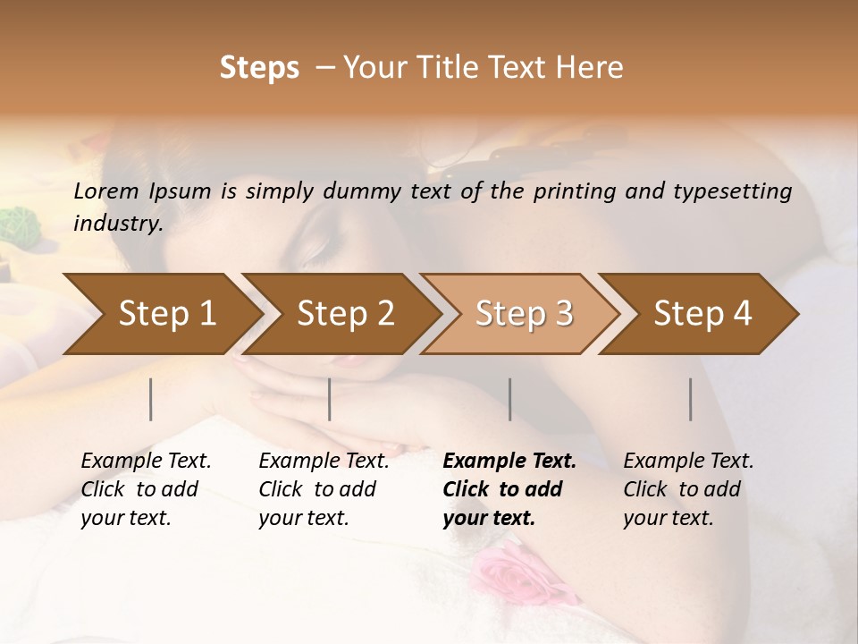 Treatment Body Spa PowerPoint Template