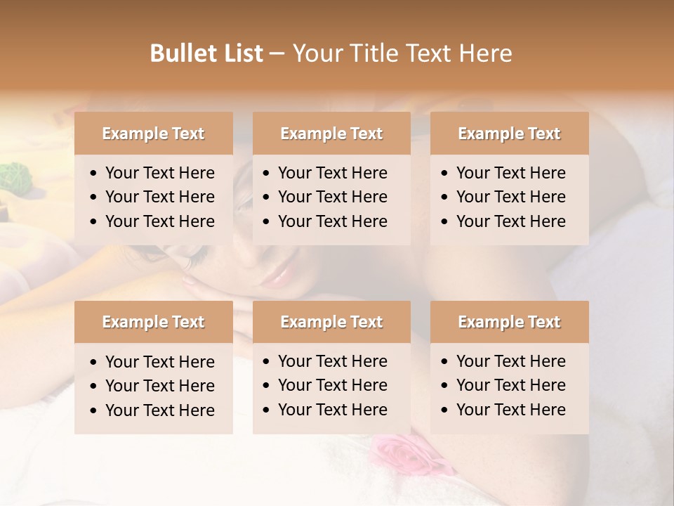 Treatment Body Spa PowerPoint Template