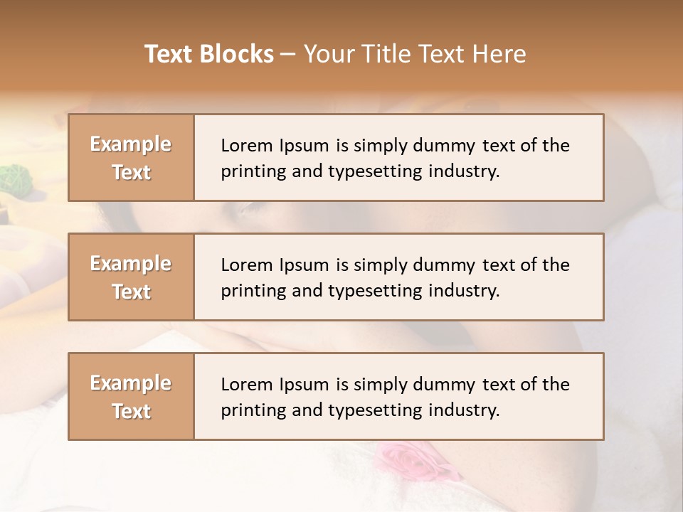 Treatment Body Spa PowerPoint Template