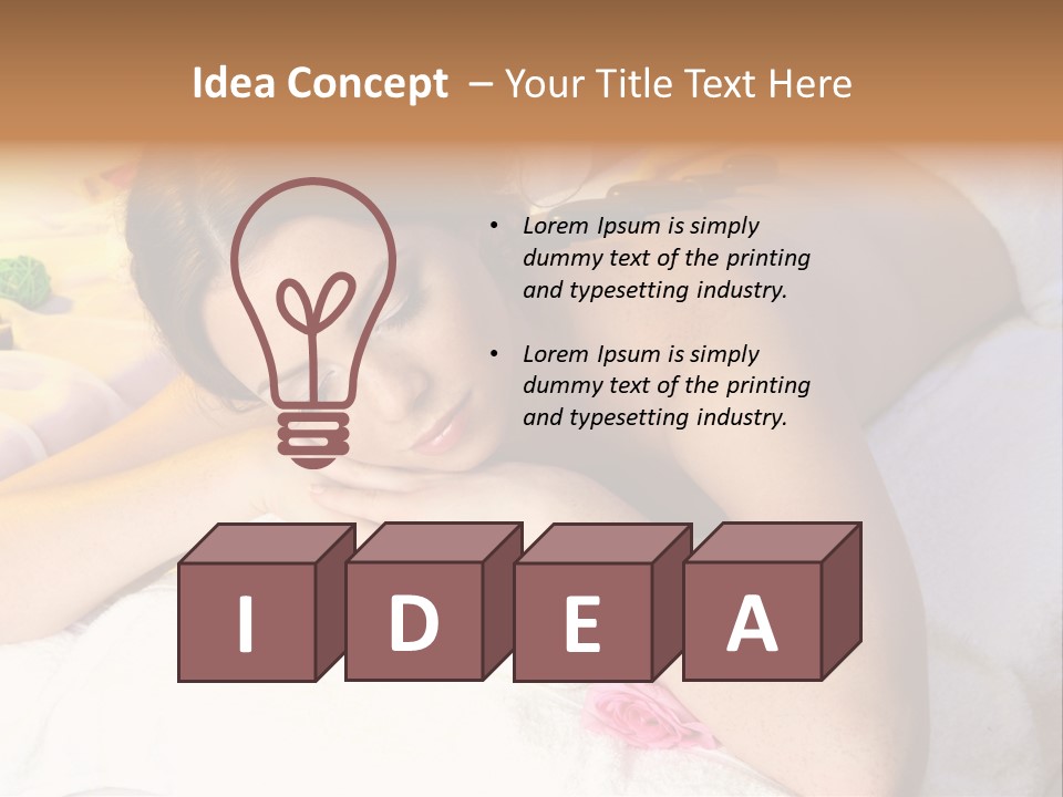 Treatment Body Spa PowerPoint Template