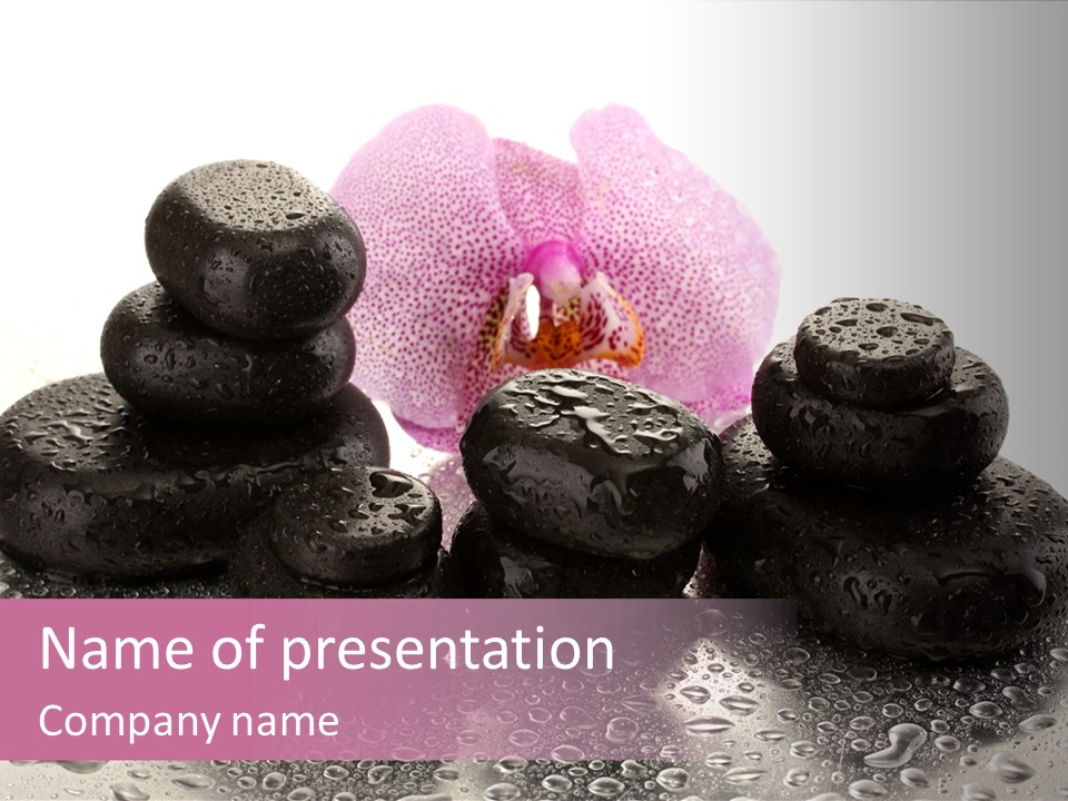 Treatment Smooth Pebble PowerPoint Template