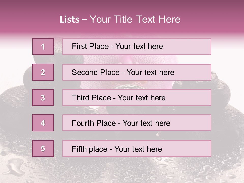 Treatment Smooth Pebble PowerPoint Template