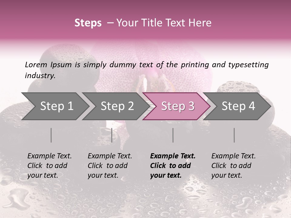 Treatment Smooth Pebble PowerPoint Template
