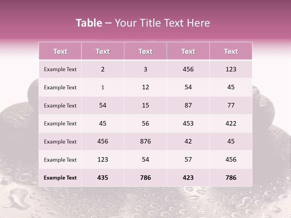 Treatment Smooth Pebble PowerPoint Template